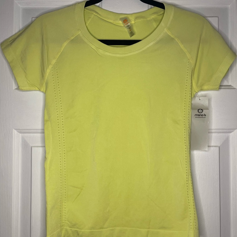 Mono B Vibrant Yellow Short Sleeve Tee